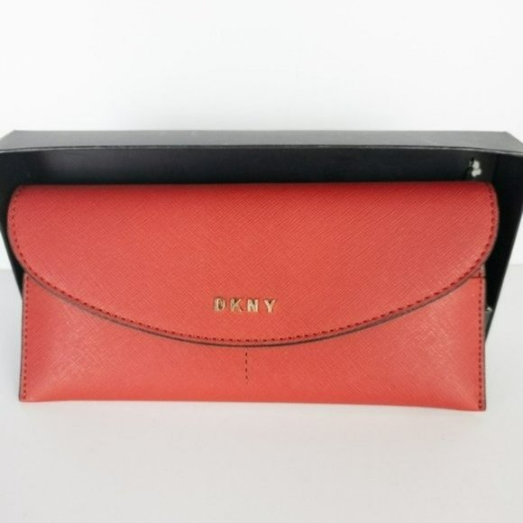 Dkny Flap Wallet -Bright Red - Picture 2 of 3